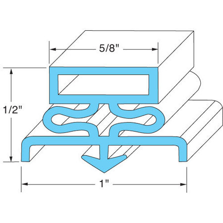 TRI-STAR INDUSTRIES Door Gasket For  - Part# Er-37698-00 ER-37698-00